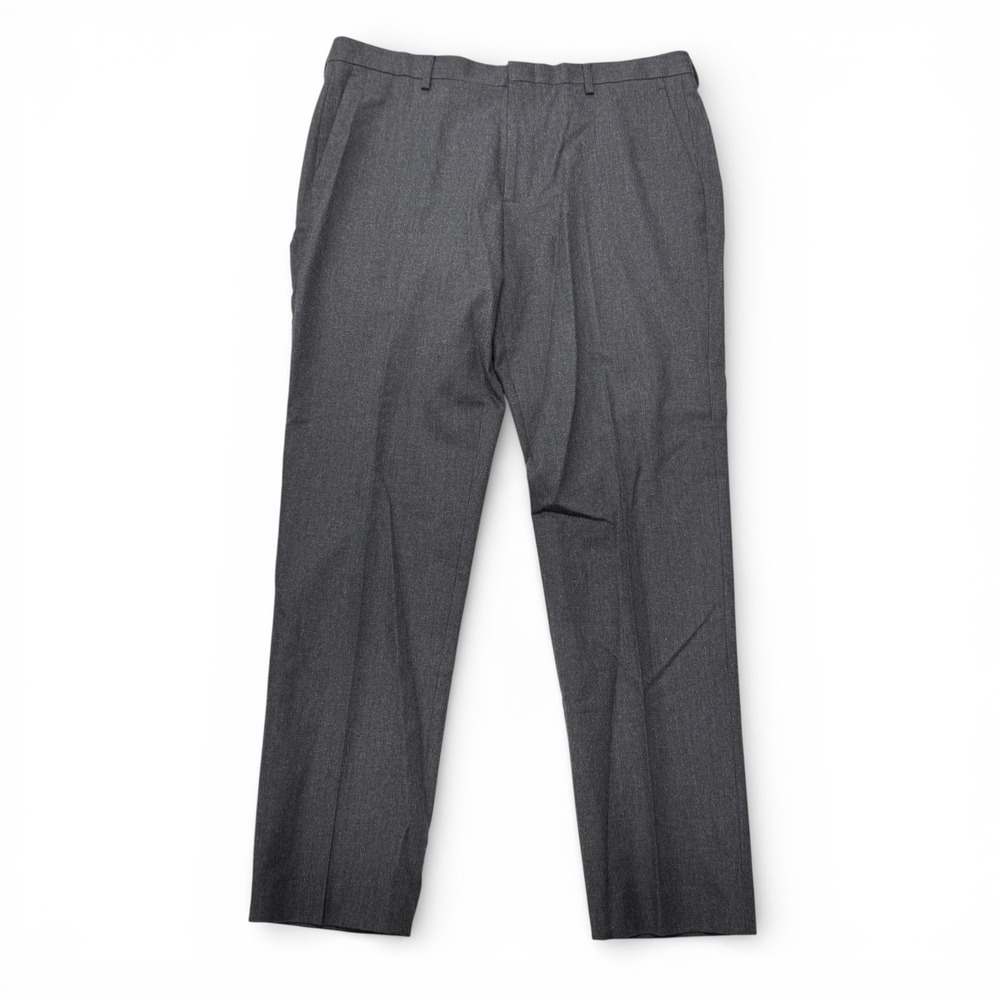 J Crew Ludlow‎ Slim Fit Dress Pants Mens 36 x 32 Charcoal Gray Cotton Wool Blend